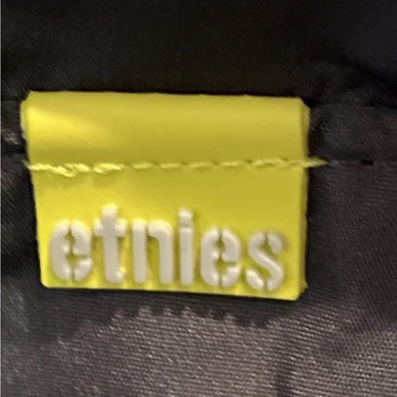 Etnies Zip up Windbreaker MINETT Jacket Gray Neon Yellow Pockets Skateboard mens - Picture 2 of 13